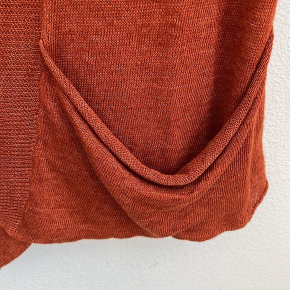 Eileen Fisher 💯 Linen Open Front Cardigan - Picture 4 of 11